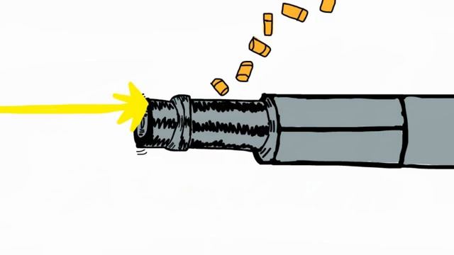 Робот стреляет из пулемёта stop motion 2-ой проэкт