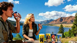 Производство пластиковых многоразовых стаканов 400 мл и 600 мл с IML-этикеткой. Сделано в России.