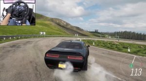 Dodge Demon: 1100 адских сил 🔥 Заезд в FH4 на Thrustmaster T300RS 🏁