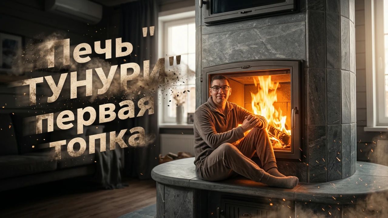 Печь-камин " ТУНУРИ" с духовкой: отчёт с монтажа