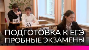 Новгородские школьники написали пробные экзамены