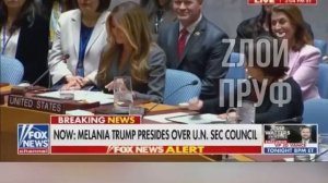 Супруга президента США Мелания Трамп председательствовала на заседании Совета Безопасности ООН по за