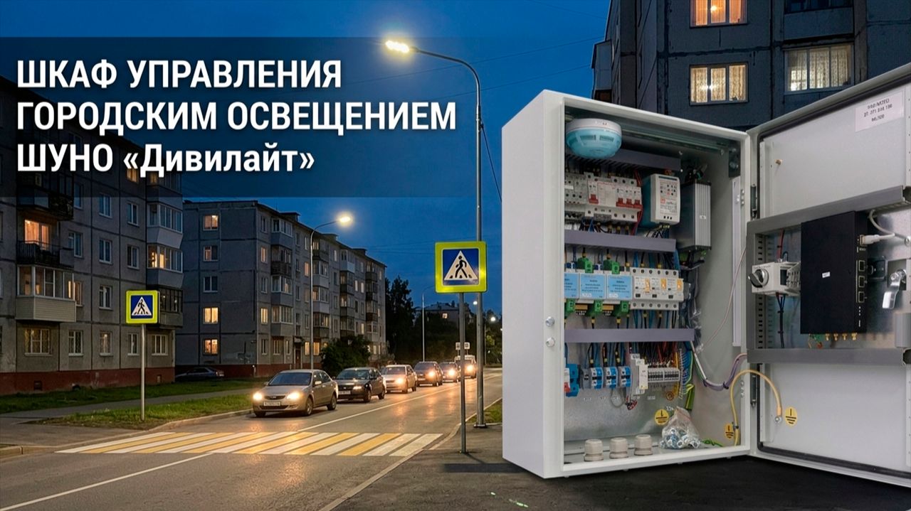 Шкаф управления наружным освещением ШУНО «Дивилайт» от АйТел