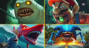 ПАРОВОЗИК ТОМАС vs ЧУДОВИЩЕ МАРИО vs ГОНЩИК МАККУИН vs БЫСТРЫЙ ЁЖ! 🚂