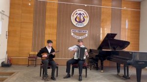 Ансамбль Акимов Артём (аккордеон) и Андрей Дмитриев (домра). А. Трофимов. "Русская полька"