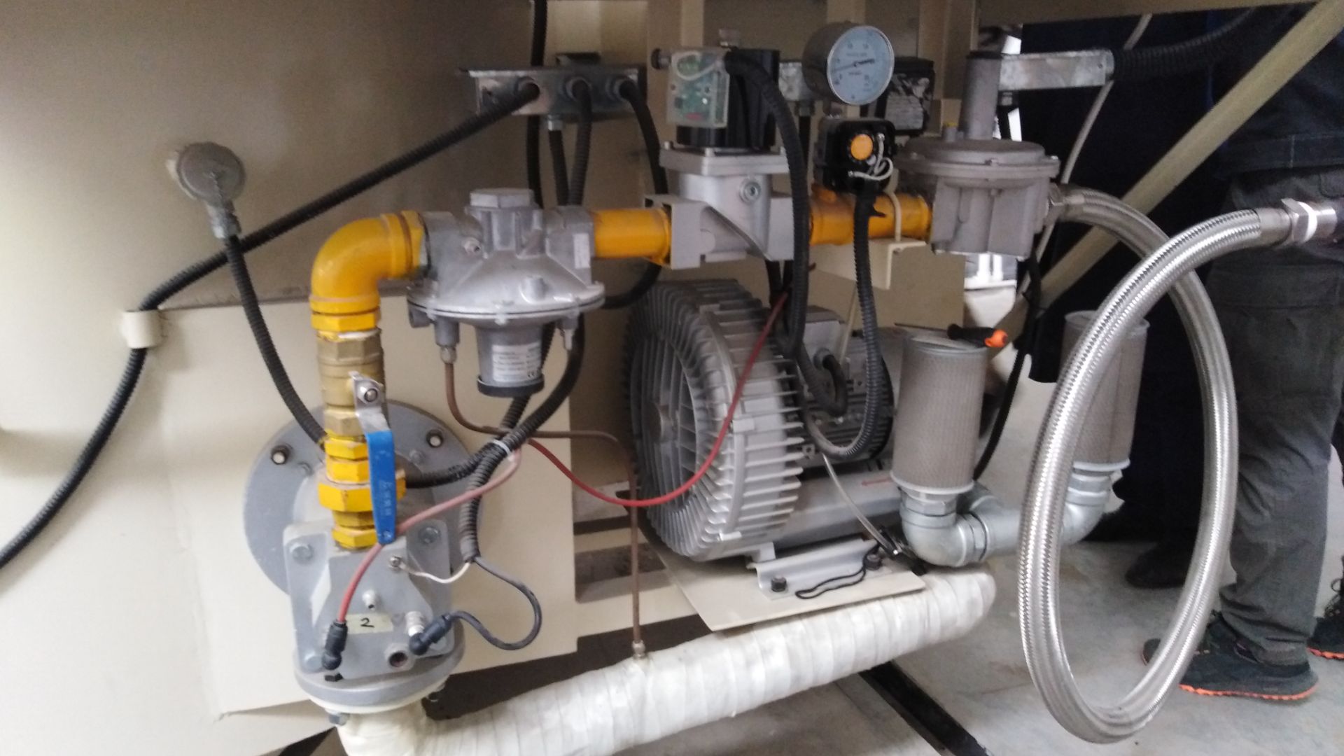 Ремонт, режимная наладка горелки печи CH4-500