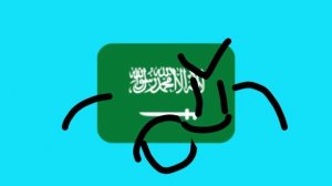 Саудовская Аравия бежит футаж (она будет догонять)