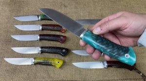 Рабочие ножи с классными рукоятками !