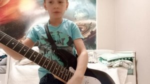 Крутая игра на гитаре