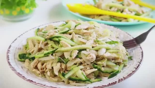 ПП Вкусный Быстрый Салат "СТРОЙНЯШКА"/ Всего ТРИ ингредиента !