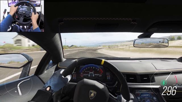 Lamborghini Centenario: 770 сил 🔥 Заезд в FH4 на Thrustmaster T300RS 🏁