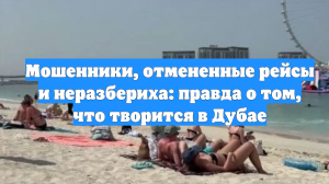 Мошенники, отмененные рейсы и неразбериха: правда о том, что творится в Дубае