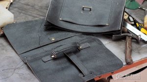 Кожаный портфель ручной работы (создание прототипа). Часть 3.