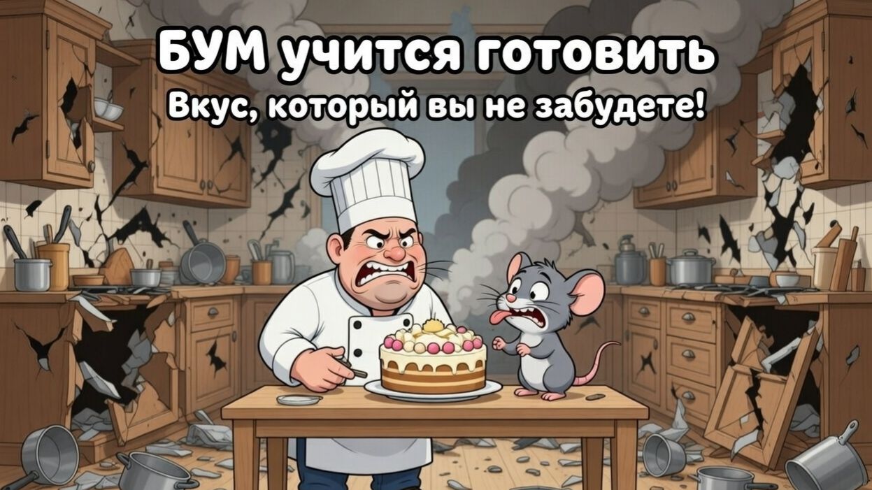 Кухня в огне: БУМ пытается приготовить обед — и это катастрофа!