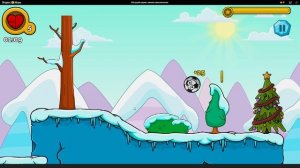 Бегущий шарик: зимнее приключение. Красный шар. Красный шарик. Ч1