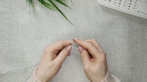 Вязание двойных кромочных у шарфика