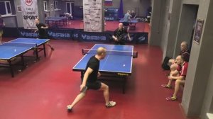 отбор Садовников И. (500) - Звергздин А. (616) 03.03 настольный теннис Малиновый 400+ турнир СПб