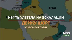 НЕФТЬ УЛЕТЕЛА НА ЭСКАЛАЦИИ: ДЕРЖУ ШОРТ, ЗАКРЫЛ ЛУКОЙЛ, ЧТО ДАЛЬШЕ С ПОРТФЕЛЕМ?