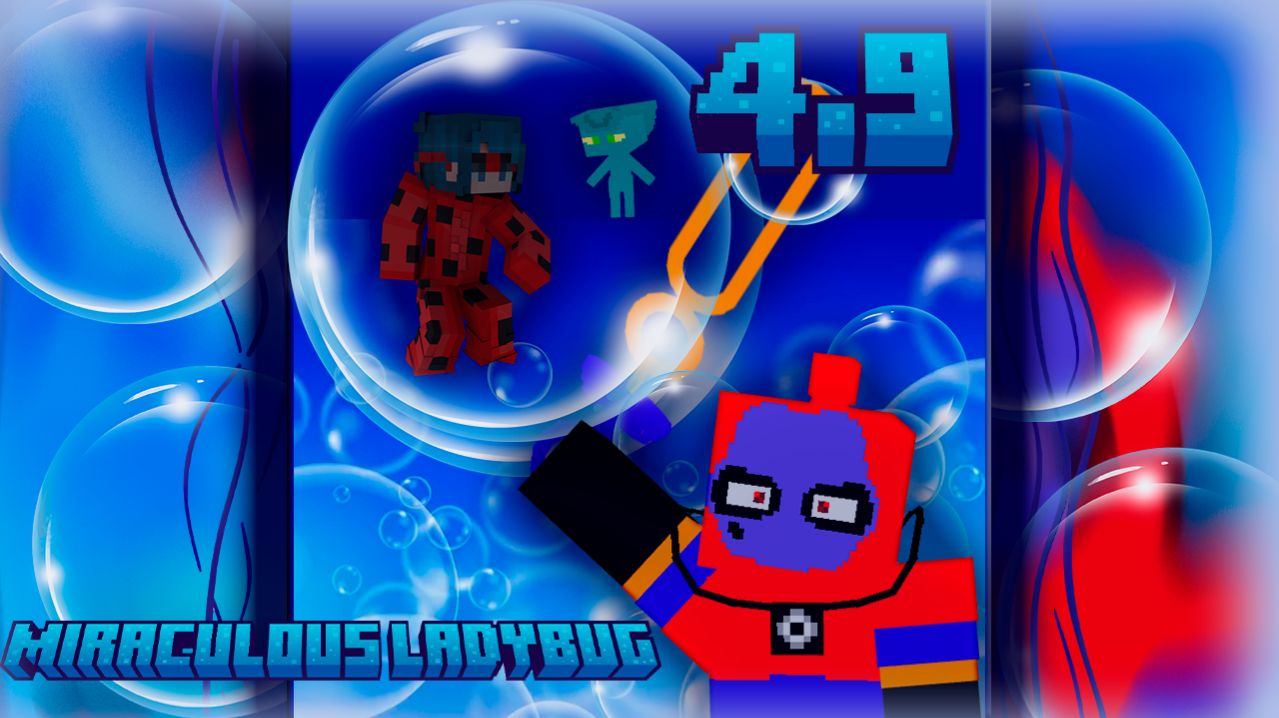 ОБЗОР МОДА MIRACULOUS LADYBUG 4.9 VIPERBUG / THE BUBBLE / #ladybug #minecraft #майнкрафт #miraculous