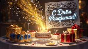 С Днём Рождения! Для мужчины песня поздравление