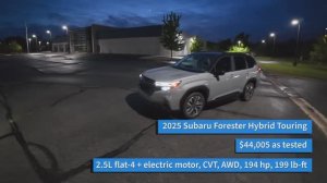 Обзор Subaru Forester Hybrid Touring Субару Форестер