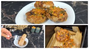 Гнезда из фарша в аэрогриле