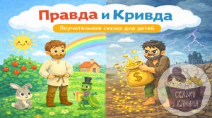 Правда и Кривда. Сказки на ночь для детей. Сказки у камина | Аудио сказки | Поучительные сказки