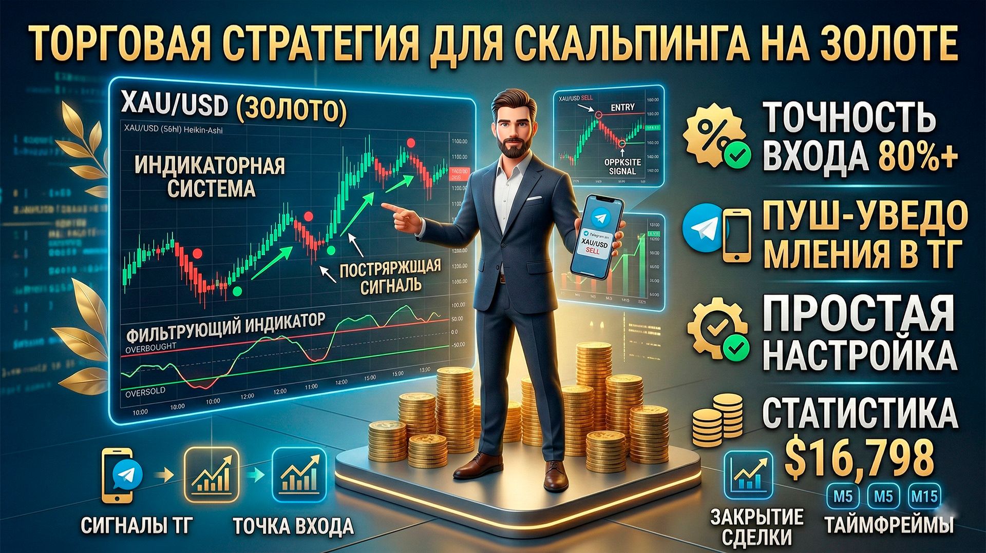 Торговая стратегия Форекс для скальпинга на золоте