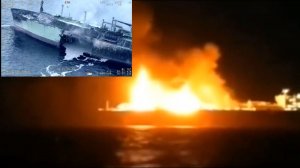 Российский газовоз "Арктик Метагаз" был атакован в Средиземном море Украинскими(Английскими) БЭК