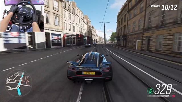 Koenigsegg One:1 на Голиафе 🔥 Заезд в FH4 на Thrustmaster T300RS 🏁