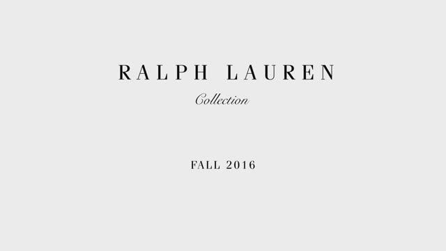Показ женской коллекции Ralph Lauren осень-зима 2016-2017