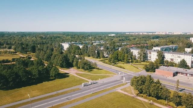 ПЕТЕРГОФ  С ВЫСОТЫ