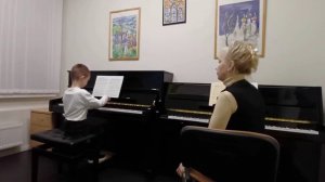 Строева О.С. Открытый урок с учеником 1 класса Рощиным Сашей.