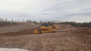 Видео работы бульдозера Shantui DH46
