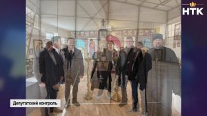 Председатель Народного Хурала РК осмотрел строящиеся объекты в Октябрьском районе