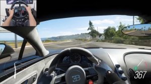 Bugatti Divo: 1500 сил 🔥 Заезд в FH4 на Logitech G29 🏁