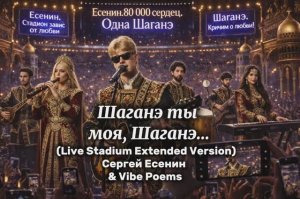 Шаганэ ты моя, Шаганэ… (Live Stadium Extended Version) Сергей Есенин & Vibe Poems