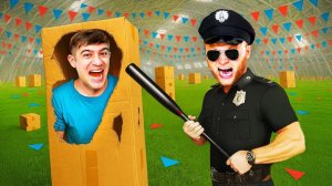 ЭКСТРЕМАЛЬНЫЕ ПРЯТКИ В КОРОБКАХ ОТ ПОЛИЦИИ!