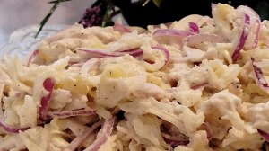 САМЫЙ ВКУСНЫЙ САЛАТ С НЕОБЫЧНЫМ СОЧЕТАНИЕМ ПРОДУКТОВ