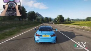 BMW M4 Liberty Walk: 700 сил 🔥 Заезд в FH4 на Logitech G29 🏁