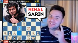 Катастрофа в 1 ход! Андрей Дрыгалов - Нихал Сарин