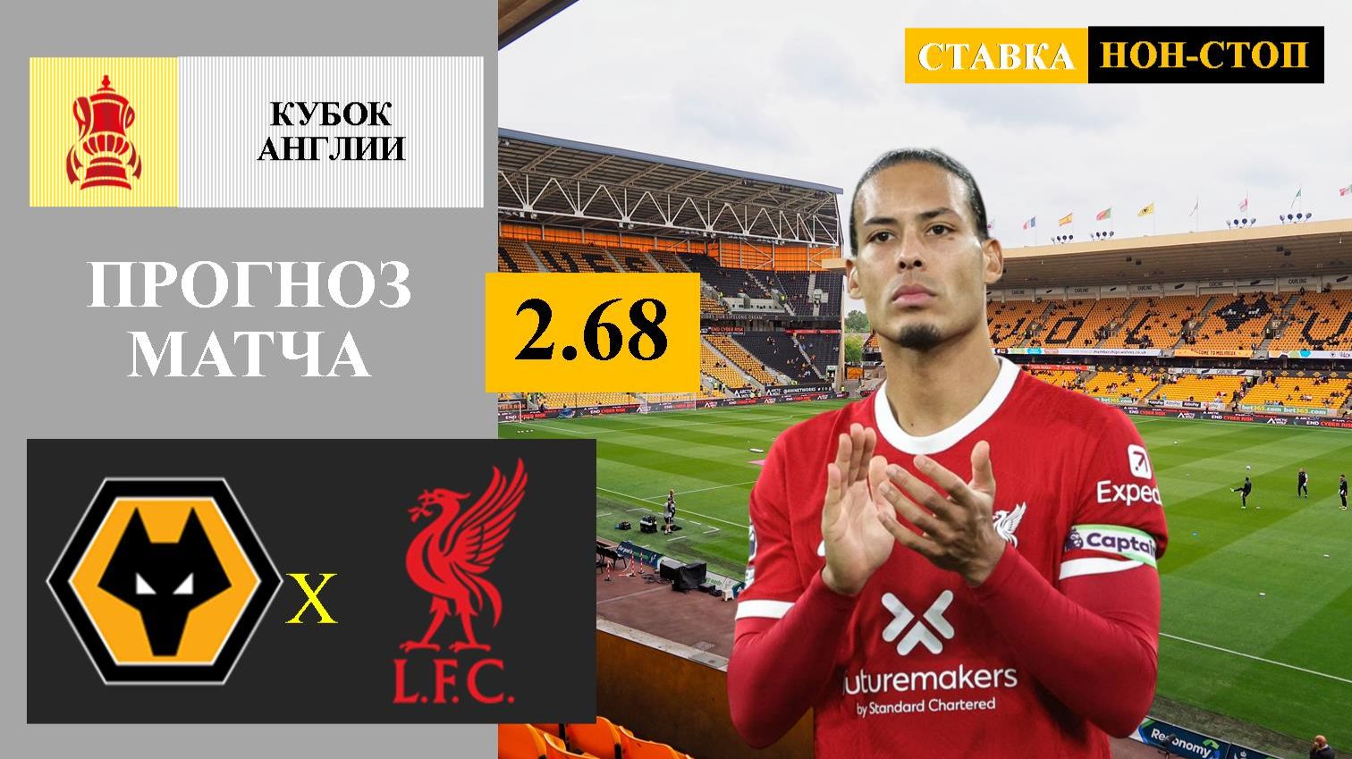 Вулверхэмптон - Ливерпуль прогноз