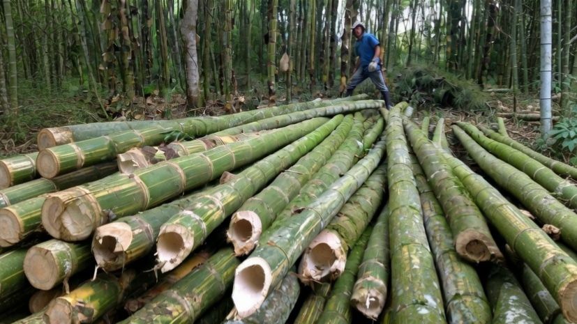 Бамбук вместо пластика.Как азиатские страны перерабатывает миллиарды стеблей