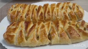 Пироги из слоенного теста с ЯБЛОКАМИ!