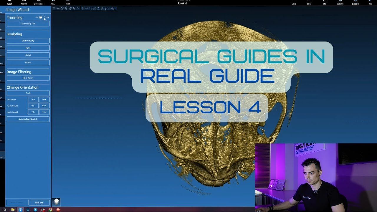 Surgical Guides In RealGuide Tutorial. Lesson 4. Beggining Of The Work, Data Setup