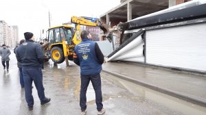 В Махачкале сносят очередную незаконную постройку
