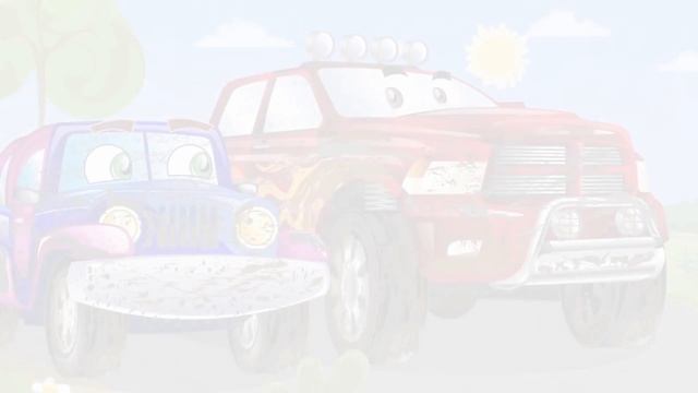 Машинки Джипик и Внедорожник. Автомойка машин. Мультфильмы для детей.