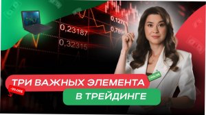 Три важных элемента в трейдинге