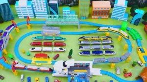 Поезда! Детская огромная железная дорога! Давай играть вместе!