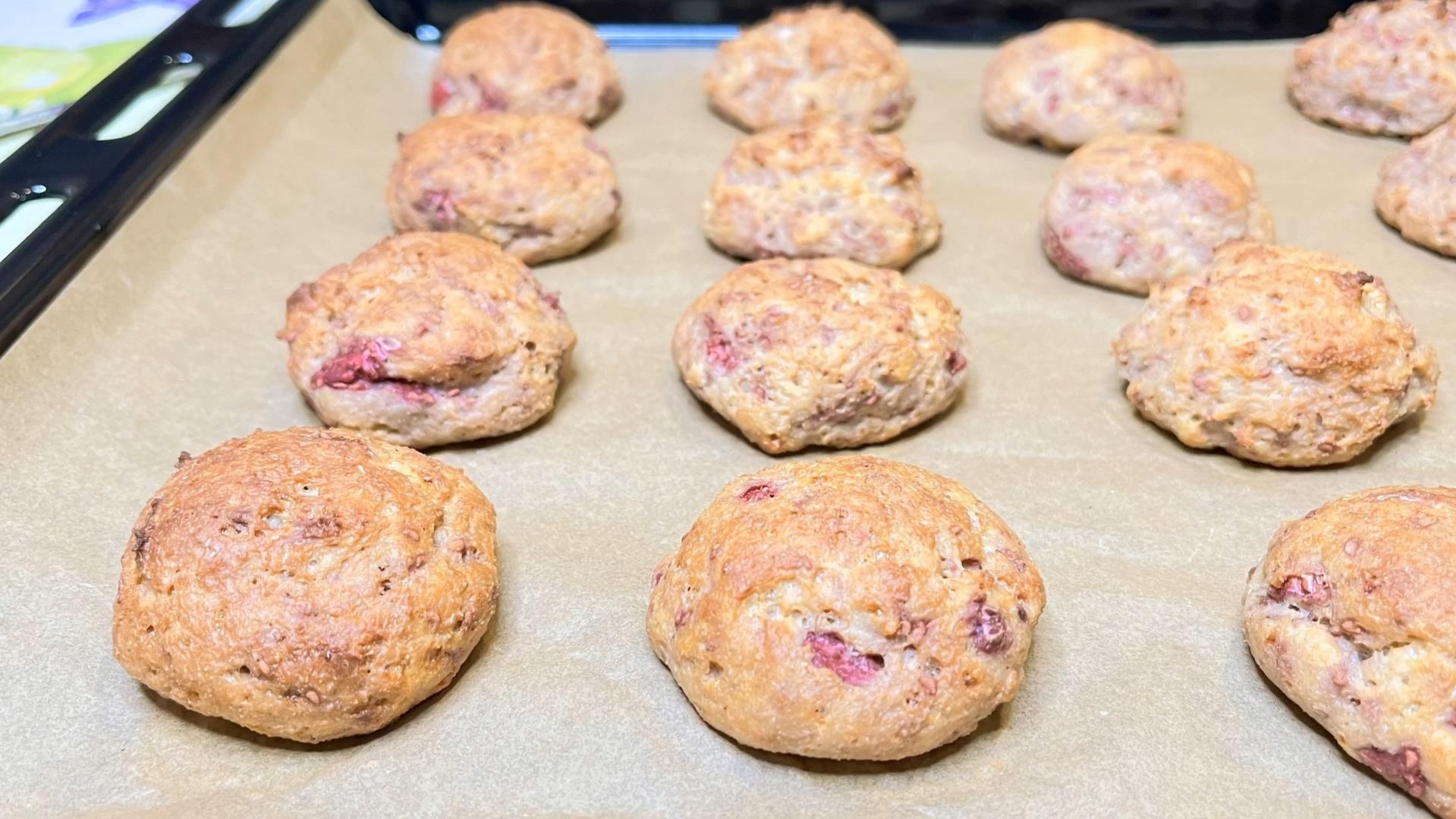 Творожные мини булочки. Полезная выпечка.